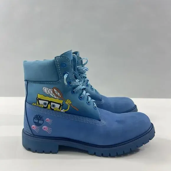 SpongeBob X Timberlands Men's Boots Size 9.5 No Box